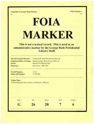 [John] McKernan for Governor 10/2/90 [OA 6896] [2]