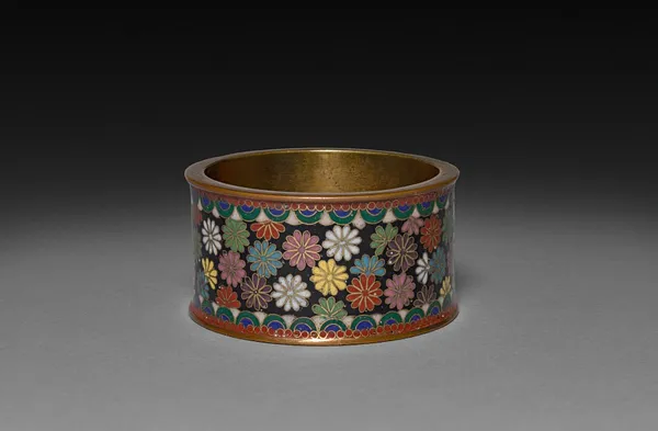 Napkin Ring with Flowers