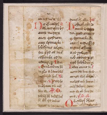 Single leaf from a Beneventan missal