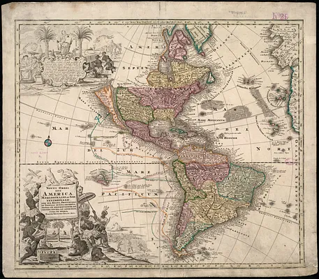 Novus orbis sive America Meridionalis et Septentrionalis, per sua regna, provincias et insulas iuxta observationes et descriptiones recentiss
