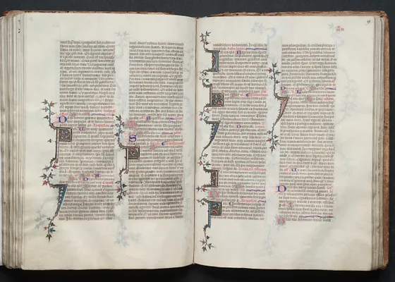 The Gotha Missal:  Fol. 98r, Text