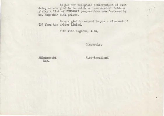 Letters Sent to S.C. Lind, no date