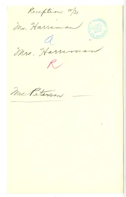 Handwritten Note