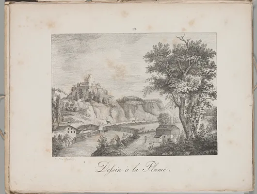 Art of the Lithograph: Landeck in Tirol, Plate III