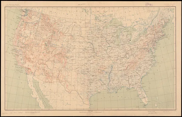 United States contour map