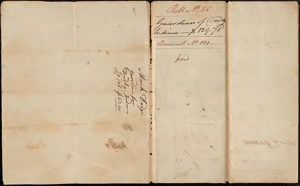 Accounts of Guardians of the Dudley Indians 1806