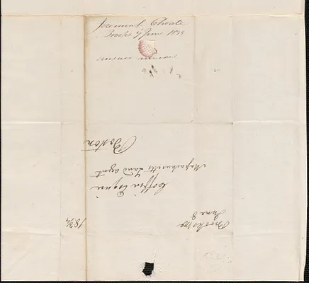 Jeremiah Choate to George Coffin, 7 June 1838