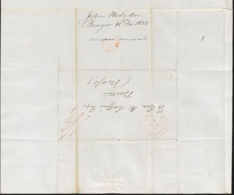 John Hodgdon to George Coffin, 15 December 1835