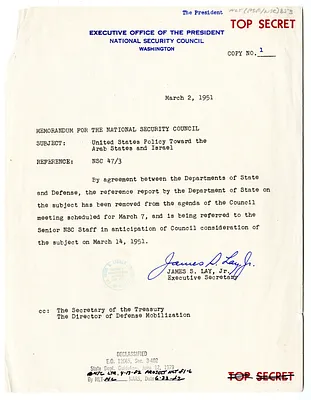 Memorandum from James S. Lay, Jr. to the National Security Council