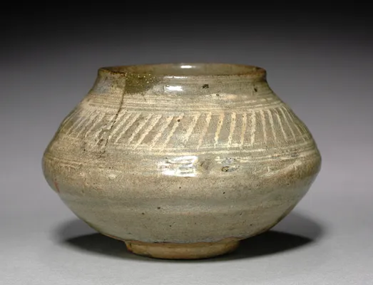Jar with Stamped Decoration