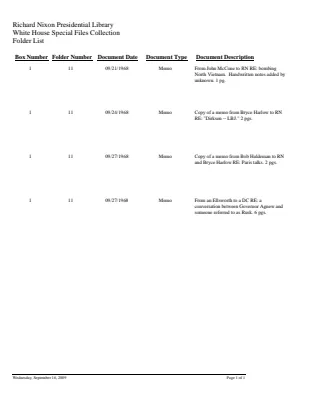 WHSF: Returned, 1-11