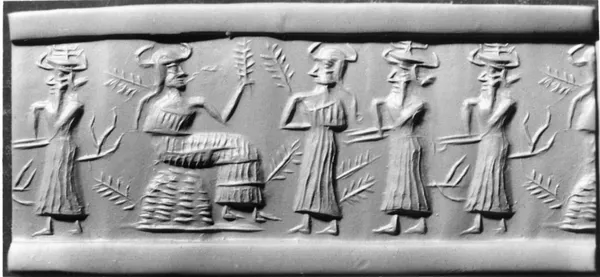 Cylinder Seal with a Presentation Scene