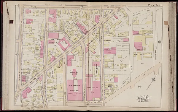 Atlas of the city of Boston : Roxbury, Mass. : volume four : from actual surveys and official records