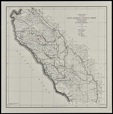 Santa Barbara National Forest, California (Monterey Division)