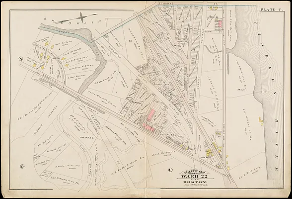 Atlas of the city of Boston : Roxbury