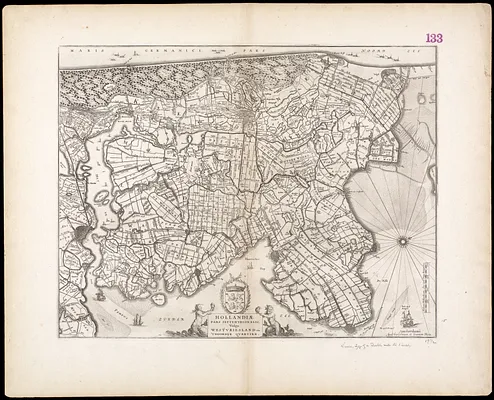 Hollandiae pars septentrionalis, vulgo Westuriesland et 't Noorder Quartier