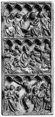 Right Leaf of a Diptych with Scenes of Christ's Passion