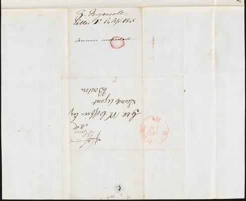 Zebulon Ingersoll to George Coffin, 14 April 1845