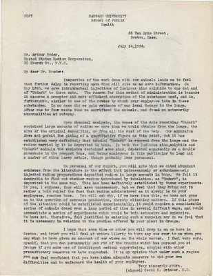 Letters Received to Arthur Roeder [A. Roeder], July 14, 1924