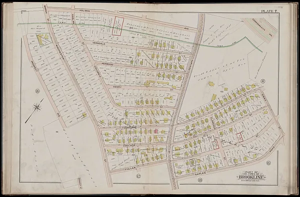 Atlas of the town of Brookline, Norfolk County, Massachusetts