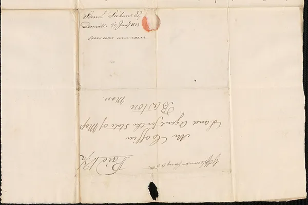 Samuel Pickard to George Coffin, 29 January 1833