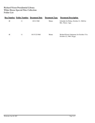 WHSF: Returned, 48-11