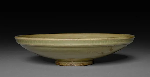 Saucer:  Northern Celadon Ware, Yaozhou type