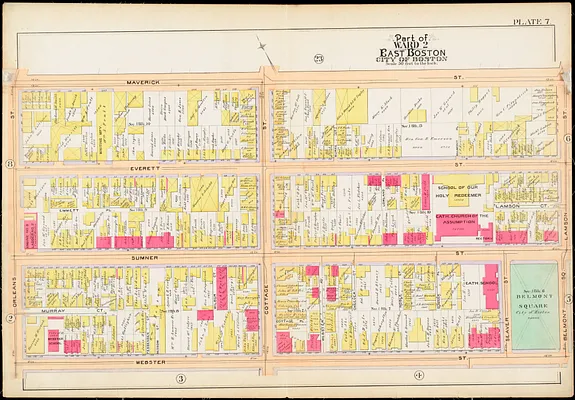 Atlas of the city of Boston : East Boston, Mass.
