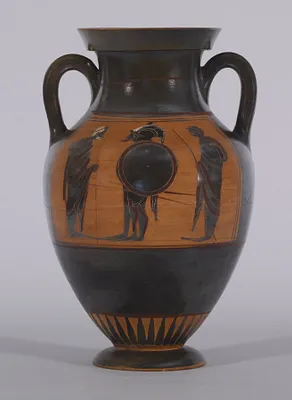 Amphora with Departure Scene and Quadriga