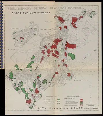 Maps from General plan for Boston