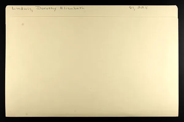 Ludwig, Dorothy Elizabeth