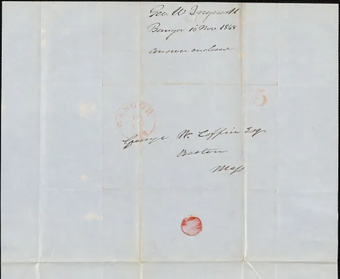 George Ingersoll to George Coffin, 10 November 1845