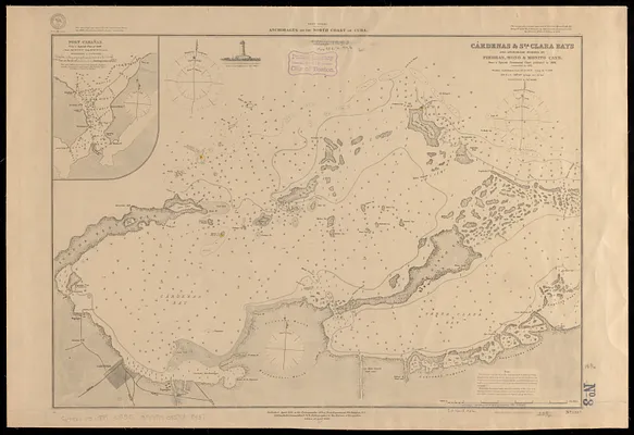 West Indies, anchorages on the north coast of Cuba