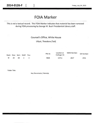 Key Documents / Steroids