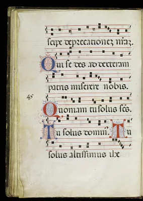 Leaf from Antiphonary