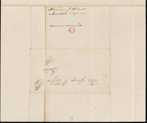 Thomas J. Hobart to George Coffin, 5 April 1842