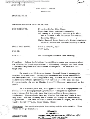 May 31, 1974 - Nixon, Bipartisan Congressional Leadership