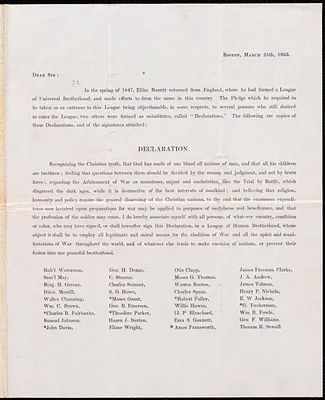 Letter from Joshua Pollard Blanchard, Boston [Mass.], March 25th, 1863