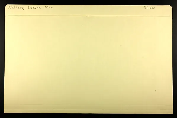 Walters, Robina May