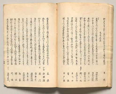 Spread Twenty from Volume Three of People of Japan in Light Verse (Kyōka)