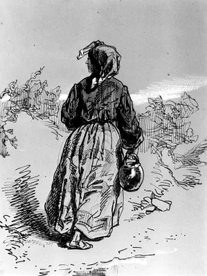 Peasant Woman with Jar