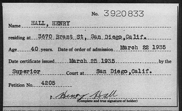 Hall, Henry - 1935