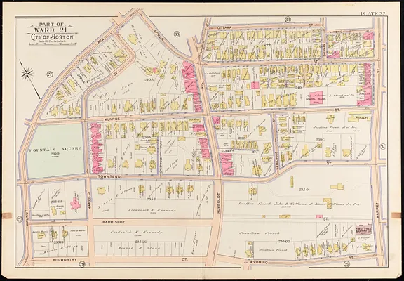 Atlas of the city of Boston, Roxbury