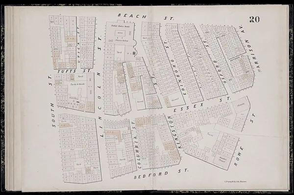 Plan of the city of Boston