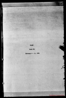 Volume 371 - Bank of America, February 8 – February 11, 1941