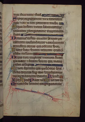 Leaf from Hours and Psalter