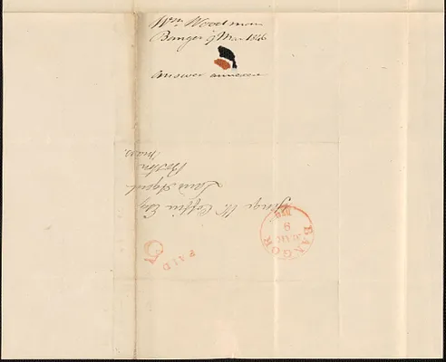 William Woodman to George Coffin, 9 March 1846