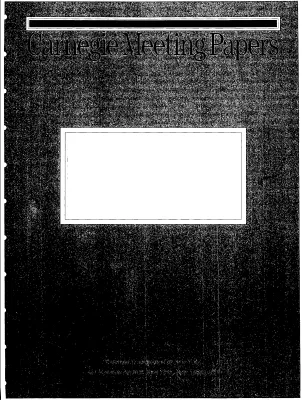 Carnegie Meeting Papers - Family Support and Parent Education, Opportunities for Scaling Up [November 16-17, 1994]