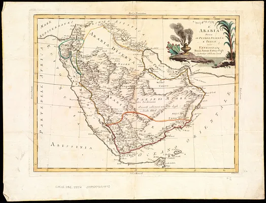 L'Arabia divisa in petrea, deserta, e felice