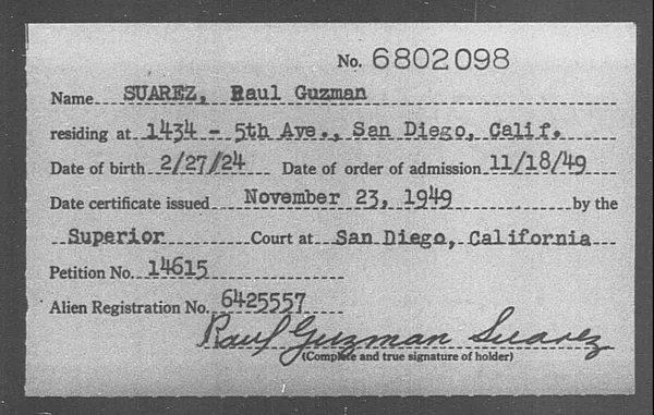 Suarez, Paul Guzman - 1949